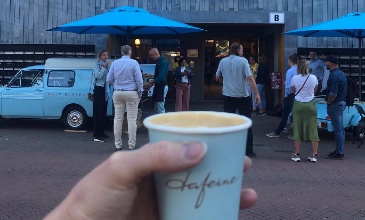 Klokgebouw Strijp-s Eindhoven koffiebar Dafeine coffee mobiele barista huren